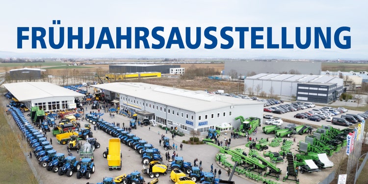 Drohnenansicht des Geländes der Agratec in Salching bei der Frühjahrsausstellung
