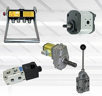 Bild von diversen Ersatzteilen für Hydraulik & Pneumatik