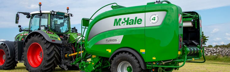 McHale Fusion 4 Plus an einem Fendt Headerbild