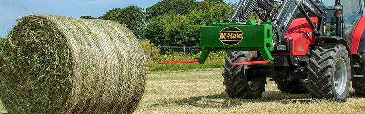 McHale Rundballengabel in Aktion Header Bild