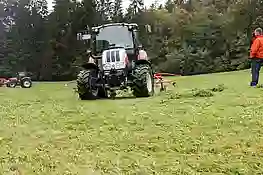 Bild von einem STEYR Traktor beim Gründlandtag 2018