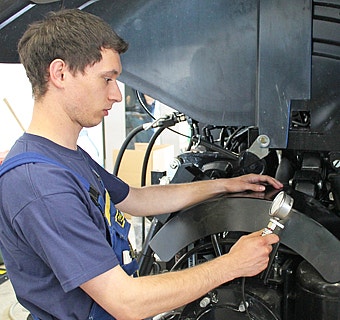 Hydrauliktest Bild